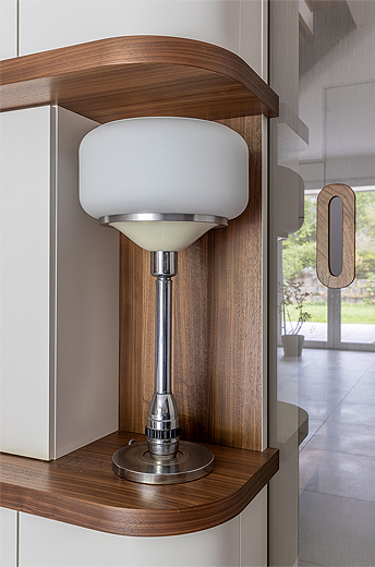 Aménagement intérieur bibliothèque niche ouverte - Luxembourg OPHRYS ®