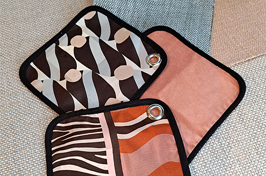 Echantillons de tissu soie et velours uni Elitis - Luxembourg OPHRYS ®