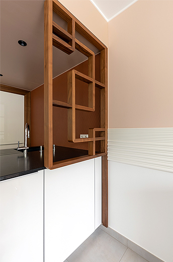 Claustra sur-mesure en noyer - Luxembourg OPHRYS ®