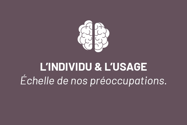 L'individu & l'usage - Analyse des besoins - Luxembourg OPHRYS ®